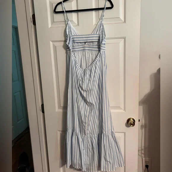 BANANA REPUBLIC Cotton poplin maxi dress - Picture 6 of 7